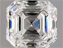Natural Diamond 1.90 Carats, Asscher with  Cut, H Color, VS1 Clarity and Certified by GIA
