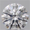 Lab Grown Diamond 1.53 Carats, Round with Ideal Cut, D Color, IF Clarity and Certified by IGI