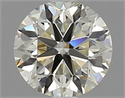 Natural Diamond 1.50 Carats, Round with Very Good Cut, J Color, SI1 Clarity and Certified by IGI