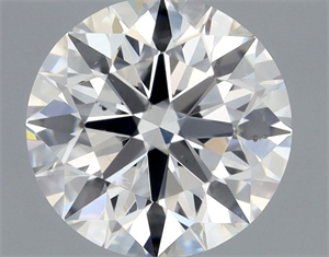 Picture of Natural Diamond 0.74 Carats, Round with Excellent Cut, D Color, SI1 Clarity and Certified by GIA