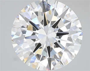 Picture of Lab Grown Diamond 5.02 Carats, Round with Excellent Cut, E Color, VVS2 Clarity and Certified by IGI