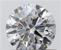 Natural Diamond 0.50 Carats, Round with Excellent Cut, G Color, IF Clarity and Certified by IGI