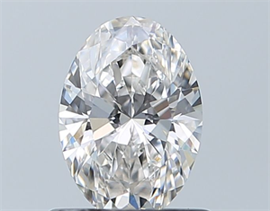 Picture of Natural Diamond 0.74 Carats, Oval with  Cut, H Color, VVS1 Clarity and Certified by GIA