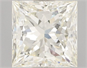 Natural Diamond 0.50 Carats, Princess with  Cut, K Color, VS1 Clarity and Certified by GIA