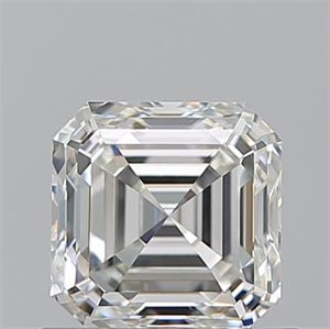 Foto Diamante Natural 0.90 quilates, Asscher , Color J, claridad VVS2 y certificado GIA de