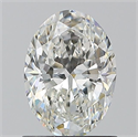 Natural Diamond 1.01 Carats, Oval with  Cut, G Color, VS1 Clarity and Certified by GIA