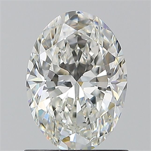 Picture of Natural Diamond 1.01 Carats, Oval with  Cut, G Color, VS1 Clarity and Certified by GIA