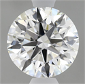 Del inventario de diamantes de laboratorio, 1.89 quilates, Redondo , Color F, claridad VVS2 y certificado IGI