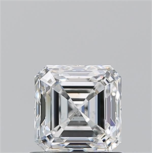 Picture of Natural Diamond 0.93 Carats, Asscher with  Cut, F Color, VS2 Clarity and Certified by GIA