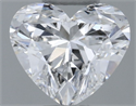 Natural Diamond 0.50 Carats, Heart with  Cut, F Color, SI1 Clarity and Certified by GIA