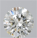 Natural Diamond 2.07 Carats, Round with Excellent Cut, L Color, VS2 Clarity and Certified by GIA