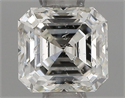 Diamante Natural 0.51 quilates, Asscher , Color H, claridad SI2 y certificado IGI