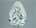 Natural Diamond 5.08 Carats, Pear with  Cut, I Color, VVS2 Clarity and Certified by GIA