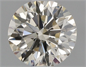 Natural Diamond 0.53 Carats, Round with Excellent Cut, L Color, VS1 Clarity and Certified by GIA