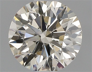 Picture of Natural Diamond 0.53 Carats, Round with Excellent Cut, L Color, VS1 Clarity and Certified by GIA
