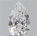Diamante Natural 0.70 quilates, De pera , Color E, claridad VS2 y certificado GIA