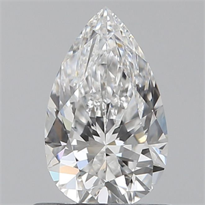 Foto Diamante Natural 0.70 quilates, De pera , Color E, claridad VS2 y certificado GIA de