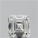 Natural Diamond 1.71 Carats, Asscher with  Cut, I Color, VVS1 Clarity and Certified by GIA