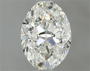 Picture of Natural Diamond 0.80 Carats, Oval with  Cut, I Color, IF Clarity and Certified by GIA