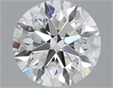 Natural Diamond 2.51 Carats, Round with Very Good Cut, F Color, VS2 Clarity and Certified by GIA
