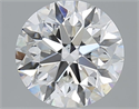Natural Diamond 2.51 Carats, Round with Very Good Cut, F Color, VS2 Clarity and Certified by GIA