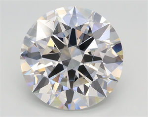 Picture of Lab Grown Diamond 6.04 Carats, Round with Ideal Cut, G Color, SI1 Clarity and Certified by IGI