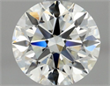 Natural Diamond 0.71 Carats, Round with Excellent Cut, I Color, SI1 Clarity and Certified by GIA