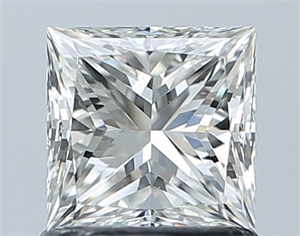 Picture of Natural Diamond 1.01 Carats, Princess with  Cut, H Color, VS1 Clarity and Certified by GIA