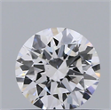 Natural Diamond 0.41 Carats, Round with Excellent Cut, D Color, SI1 Clarity and Certified by GIA