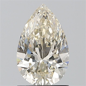Picture of Natural Diamond 1.21 Carats, Pear with  Cut, K Color, VS1 Clarity and Certified by GIA