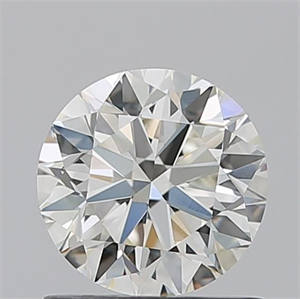 Picture of Natural Diamond 1.01 Carats, Round with Very Good Cut, I Color, VVS2 Clarity and Certified by IGI