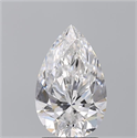Diamante Natural 2.51 quilates, De pera , Color D, claridad VVS1 y certificado GIA