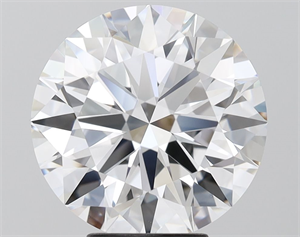 Picture of Lab Grown Diamond 5.54 Carats, Round with Ideal Cut, E Color, IF Clarity and Certified by IGI