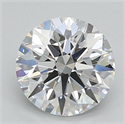 Del inventario de diamantes de laboratorio, 1.00 quilates, Redondo , Color D, claridad VVS2 y certificado IGI