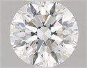 Natural Diamond 0.40 Carats, Round with Excellent Cut, D Color, VVS2 Clarity and Certified by GIA
