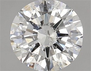 Picture of Natural Diamond 1.70 Carats, Round with Excellent Cut, H Color, SI2 Clarity and Certified by HRD