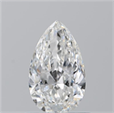 Natural Diamond 0.80 Carats, Pear with  Cut, F Color, SI1 Clarity and Certified by GIA