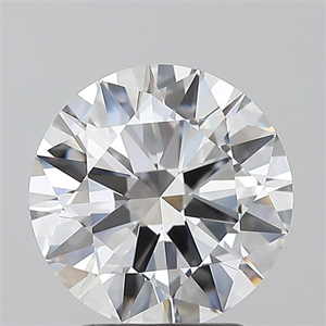 Picture of Natural Diamond 2.50 Carats, Round with Excellent Cut, D Color, VVS1 Clarity and Certified by GIA