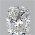 Natural Diamond 1.02 Carats, Cushion with  Cut, G Color, VS2 Clarity and Certified by GIA
