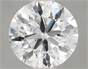 Diamante Natural 0.90 quilates, Redondo , Color F, claridad SI2 y certificado HRD