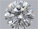Diamante Natural 1.51 quilates, Redondo , Color F, claridad VS2 y certificado GIA