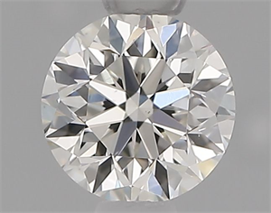 Picture of Natural Diamond 0.51 Carats, Round with Very Good Cut, H Color, VS1 Clarity and Certified by IGI