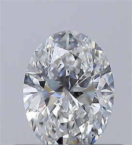 Picture of Natural Diamond 0.40 Carats, Oval with  Cut, E Color, VVS2 Clarity and Certified by GIA