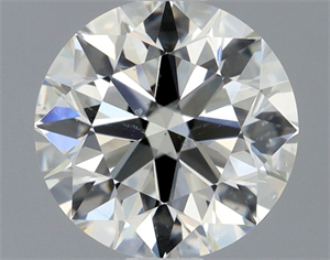 Picture of Natural Diamond 0.70 Carats, Round with Excellent Cut, K Color, SI2 Clarity and Certified by GIA