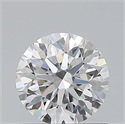 Natural Diamond 0.80 Carats, Round with Excellent Cut, E Color, VVS2 Clarity and Certified by GIA