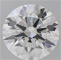Del inventario de diamantes de laboratorio, 3.53 quilates, Redondo , Color E, claridad VVS2 y certificado IGI