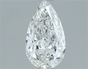 Picture of Natural Diamond 0.50 Carats, Pear with  Cut, E Color, SI2 Clarity and Certified by GIA