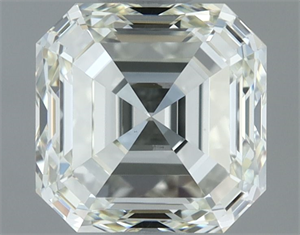 Picture of Natural Diamond 1.04 Carats, Asscher with  Cut, K Color, VVS2 Clarity and Certified by IGI