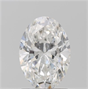 Diamante Natural 1.23 quilates, Ovalado , Color F, claridad SI2 y certificado GIA