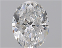 Natural Diamond 0.90 Carats, Oval with  Cut, E Color, VS2 Clarity and Certified by GIA